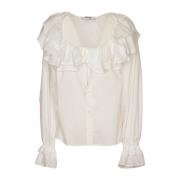 Msgm Blouses White, Dam