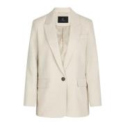 Bruuns Bazaar Klassisk Women Blazer Kit Beige, Dam