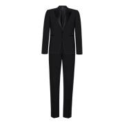 Emporio Armani Suits Black, Herr