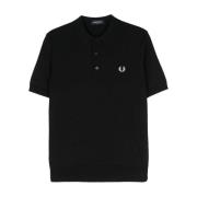 Fred Perry Polo Shirts Black, Herr