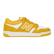 New Balance Gyllene platta sneakers inspirerade av basket Yellow, Herr