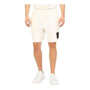 Armani Exchange Ekologisk Bomull Vita Bermuda Shorts White, Herr