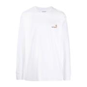 Carhartt Wip Long Sleeve Tops White, Herr