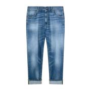 Dondup Straight Jeans Blue, Herr