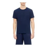 Emporio Armani T-Shirts Blue, Herr