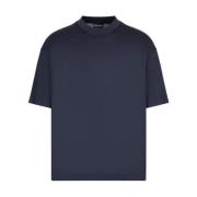 Emporio Armani T-Shirts Blue, Herr