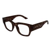 Alexander McQueen Glasses Brown, Dam