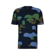 Hugo Boss Grafisk Tryck T-shirt Multicolor, Herr