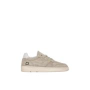 D.a.t.e. Beige Suede Court Sneakers Beige, Herr