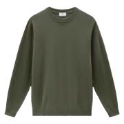 Woolrich Sweatshirts Green, Herr