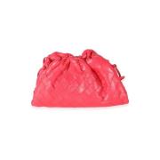 Bottega Veneta Vintage Pre-owned Laeder necessrer Red, Dam