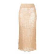 Cult Gaia Midi Skirts Beige, Dam