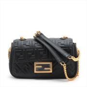 Fendi Vintage Pre-owned Laeder fendi-vskor Black, Dam