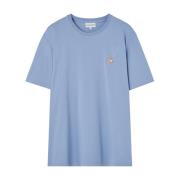 Maison Kitsuné Chillax Fox Patch Skjorta Blue, Herr