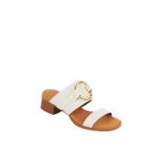 Chloé Lyxig Mode Sandaler Coqueline Montpellier White, Dam