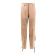 Pinko Straight Trousers Brown, Dam