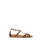 Unisa Flat Sandals Brown, Dam