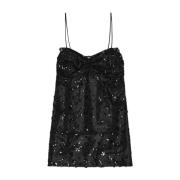 Ganni Short Dresses Black, Dam