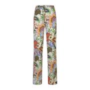 Etro Wide Trousers Multicolor, Dam