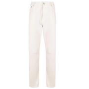 Brunello Cucinelli Straight Trousers Beige, Herr