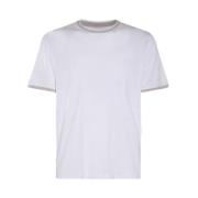 Eleventy T-Shirts White, Herr