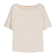 Pennyblack Sidensatinblus Foggia Beige, Dam