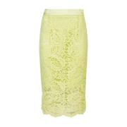 Doris S Midi Skirts Green, Dam