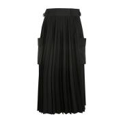 Sacai Maxi Skirts Black, Dam