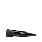 Saint Laurent Svarta Platta Skor Zaza Black, Dam