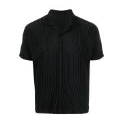 Issey Miyake Polo Shirts Black, Herr