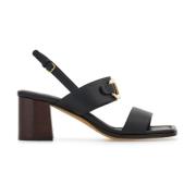 Salvatore Ferragamo High Heel Sandals Black, Dam