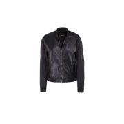 Moorer Bomber Jackets Black, Dam