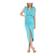 Actualee Midi Dresses Blue, Dam