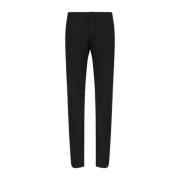 Emporio Armani Slim-fit Trousers Black, Herr