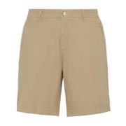 Boggi Milano Bomull och linne Bermuda shorts Beige, Herr