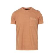 Fay T-Shirts Brown, Herr