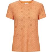 Jacqueline de Yong Stickat Kollektion Orange, Dam