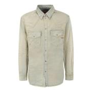 Diesel Casual Shirts Blue, Herr