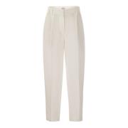 Brunello Cucinelli Suit Trousers White, Dam