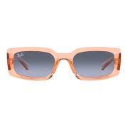 Ray-Ban Kiliane Sungles in Transparent Orange Orange, Dam