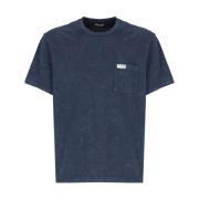 Fay T-Shirts Blue, Herr