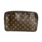 Louis Vuitton Vintage Pre-owned Canvas kuvertvskor Brown, Dam