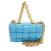 Bottega Veneta Vintage Pre-owned Laeder handvskor Blue, Dam