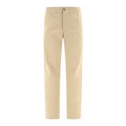 A.p.c. Chuck Byxor, 100% Bomull Beige, Herr