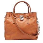 Michael Kors Pre-owned Pre-owned Laeder totevskor Brown, Dam