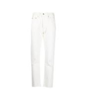 Levi's Straight Jeans White, Dam