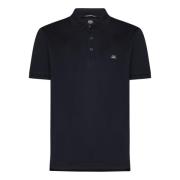 C.p. Company Polo Shirts Blue, Herr