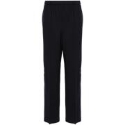 Fabiana Filippi Straight Trousers Blue, Dam