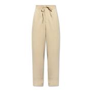 Y-3 Sweatpants med logotyp Beige, Herr