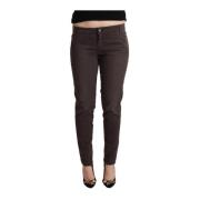 Ermanno Scervino Slim-fit Trousers Brown, Dam